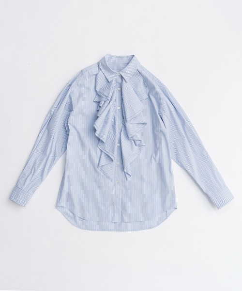 PRANK PROJECT（プランクプロジェクト）の「ラッフルブラウス / Ruffle Blouse（シャツ/ブラウス・レディース・ホワイト/ブルー/ブラック・FREE）」の16枚目の写真