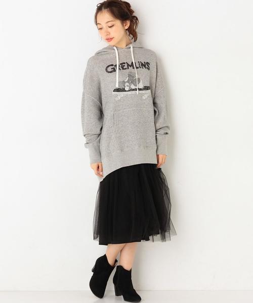 Another Edition（アナザーエディション）の「チュールフレアースカート（ブラック）/AEFC チュール フレアーSK　BLK（スカート・レディース・ブラック・フリー）」の9枚目の写真