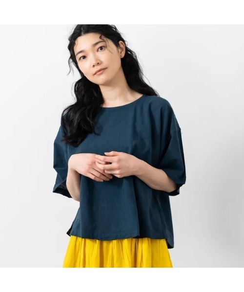 DO Original（ドー オリジナル）の「カットソー ショート /ヂェン先生の日常着（Tシャツ/カットソー・レディース・イエロー/ピンク/コーラルピンク/レッド/アイボリー/ネイビー/ブラック/ライトグレー/グリーン・FREE）」の7枚目の写真