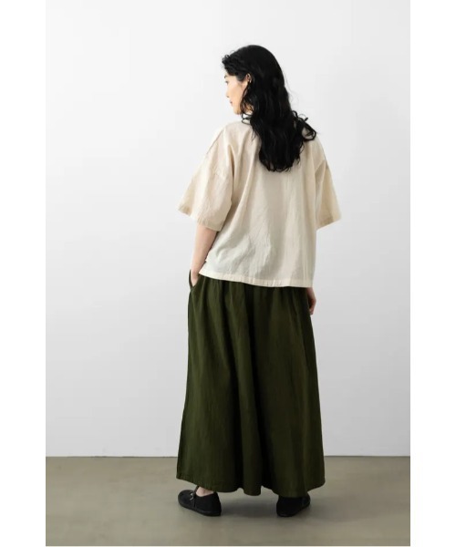 DO Original（ドー オリジナル）の「カットソー ショート /ヂェン先生の日常着（Tシャツ/カットソー・レディース・イエロー/ピンク/コーラルピンク/レッド/アイボリー/ネイビー/ブラック/ライトグレー/グリーン・FREE）」の12枚目の写真