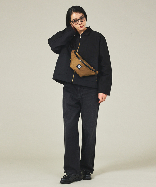 Flowfold(フローフォールド)の「【Flowfold/フローフォールド】Fanny Pack /ファニーバック/ウエストポーチ/- Large(ショルダーバッグ・メンズ・ブラック/ダークベージュ・フリー)」の13枚目の写真