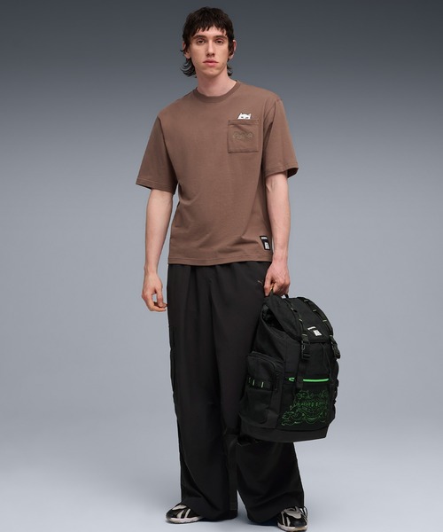 PUMA(プーマ)の「PUMA/プーマ RIPNDIPコラボ RELAXED POCKET 半袖Tシャツ 633779(Tシャツ/カットソー・メンズ・ブラウン/ブラック・M/L/XL)」の11枚目の写真