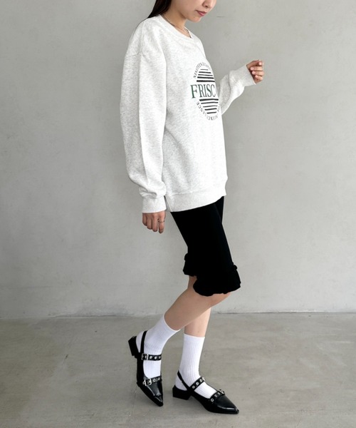 セール】フリルデザインハーフレギンス（その他パンツ）｜Bamm