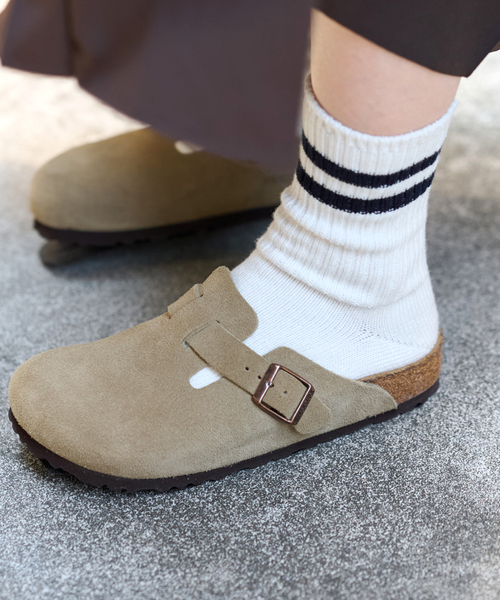 BIRKENSTOCK ベージュ サボサンダル BIRKENSTOCK（ビルケンシュトック 