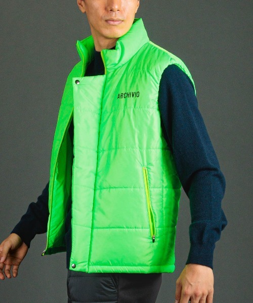 セール】<MENS>ジップアップ撥水中綿ベスト(ベスト)|archivio セール】<MENS>ジップアップ撥水中綿ベスト(ベスト)|archivio