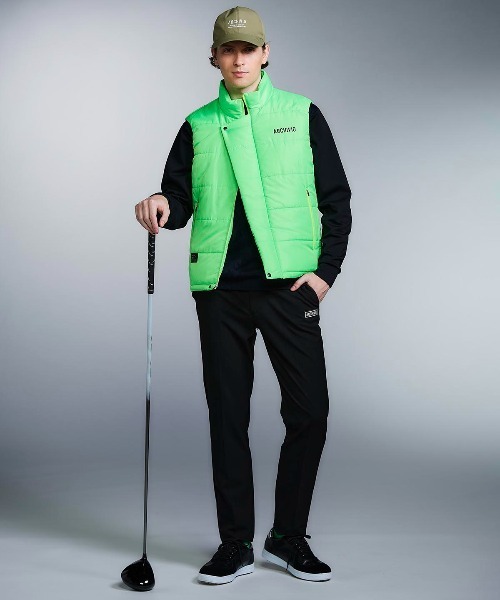 archivio（アルチビオ）の「<MENS>ジップアップ撥水中綿ベスト（ベスト・メンズ・ブラック/ホワイト/ライトグリーン/ブルー・M/LL/L）」の12枚目の写真
