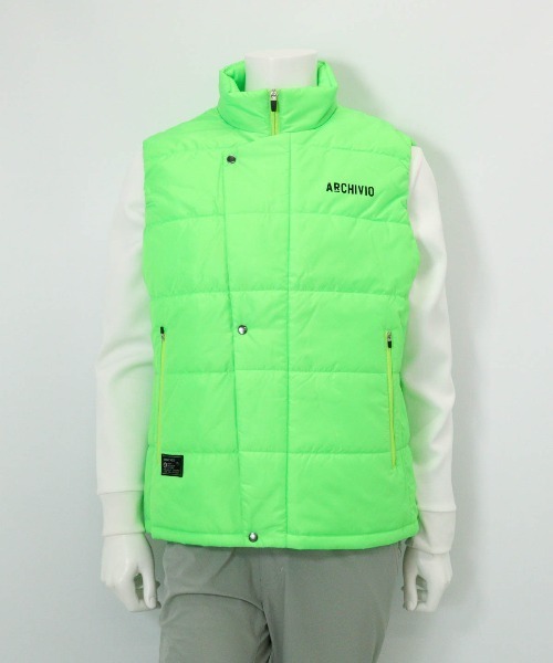 archivio（アルチビオ）の「<MENS>ジップアップ撥水中綿ベスト（ベスト・メンズ・ブラック/ホワイト/ライトグリーン/ブルー・M/LL/L）」の22枚目の写真