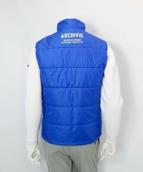archivio（アルチビオ）の「<MENS>ジップアップ撥水中綿ベスト（ベスト・メンズ・ブラック/ホワイト/ライトグリーン/ブルー・M/LL/L）」の17枚目の写真