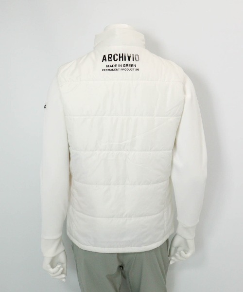 archivio（アルチビオ）の「<MENS>ジップアップ撥水中綿ベスト（ベスト・メンズ・ブラック/ホワイト/ライトグリーン/ブルー・M/LL/L）」の20枚目の写真
