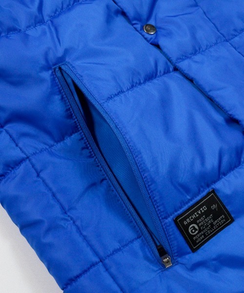 archivio（アルチビオ）の「<MENS>ジップアップ撥水中綿ベスト（ベスト・メンズ・ブラック/ホワイト/ライトグリーン/ブルー・M/LL/L）」の15枚目の写真