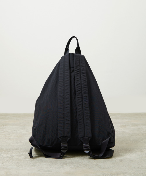 SLOW（スロウ）の「SLOW スロウ / Span nylon draw string day pack 撥水スパンナイロンドローストリングデイパック リュックサック / 586S127P（バックパック/リュック・メンズ・グレー/ブラック・FREE）」の12枚目の写真