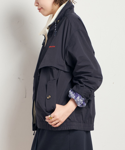 GREEN BUTTER/グリーンバター】Cotton Layered Trucker Jacket