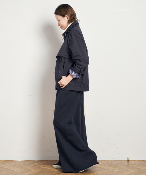 GREEN BUTTER/グリーンバター】Cotton Layered Trucker Jacket