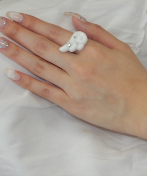 Birthday room（バースデイルーム）の「エンジェルリング/Angel Ring（リング・レディース・ホワイト・FREE）」の12枚目の写真