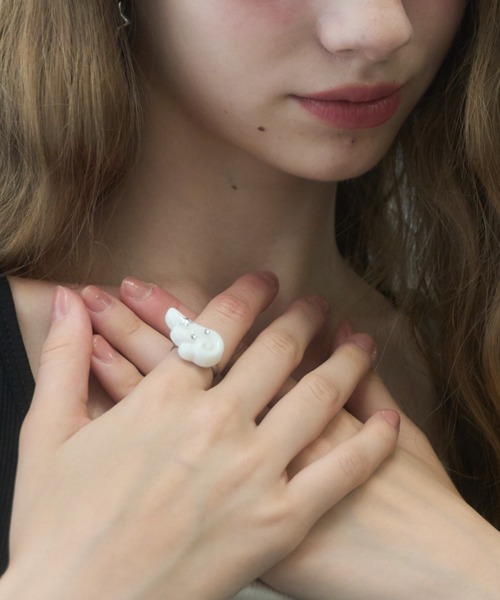 Birthday room（バースデイルーム）の「エンジェルリング/Angel Ring（リング・レディース・ホワイト・FREE）」の7枚目の写真