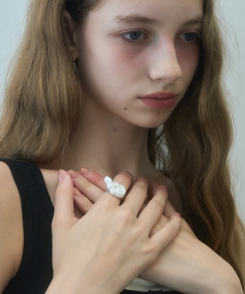 Birthday room（バースデイルーム）の「エンジェルリング/Angel Ring（リング・レディース・ホワイト・FREE）」の2枚目の写真