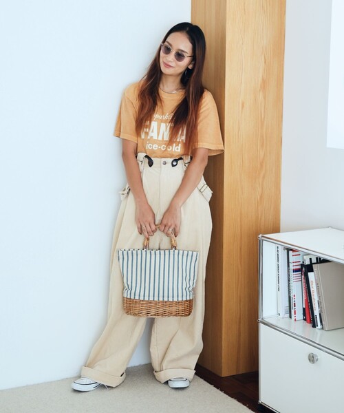 DULTON(ダルトン)の「DULTON/ダルトン MARKET TOTE BASKET WITH COOLER マーケット トート バスケット ウィズ クーラー(トートバッグ・レディース・レッド/サックスブルー・ONE SIZE)」の9枚目の写真