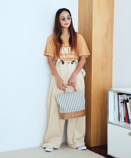 DULTON(ダルトン)の「DULTON/ダルトン MARKET TOTE BASKET WITH COOLER マーケット トート バスケット ウィズ クーラー(トートバッグ・レディース・レッド/サックスブルー・ONE SIZE)」の10枚目の写真