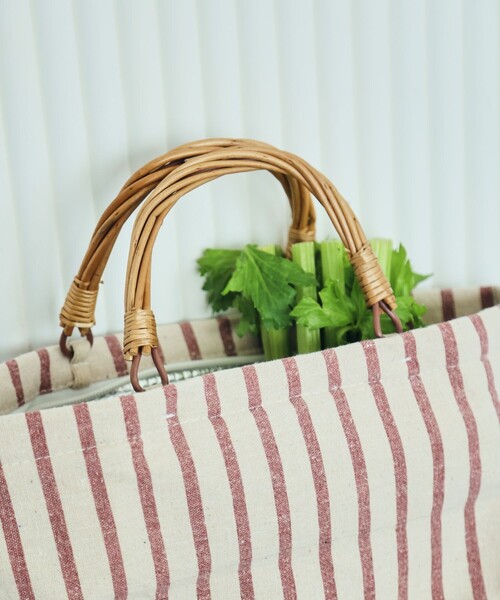 DULTON(ダルトン)の「DULTON/ダルトン MARKET TOTE BASKET WITH COOLER マーケット トート バスケット ウィズ クーラー(トートバッグ・レディース・レッド/サックスブルー・ONE SIZE)」の15枚目の写真