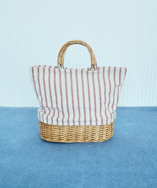 DULTON(ダルトン)の「DULTON/ダルトン MARKET TOTE BASKET WITH COOLER マーケット トート バスケット ウィズ クーラー(トートバッグ・レディース・レッド/サックスブルー・ONE SIZE)」の17枚目の写真