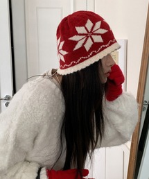 c.u.l（シーユーエル）の「ノルディック柄 ニットキャップ 帽子 cula1245（ニットキャップ/ビーニー）」