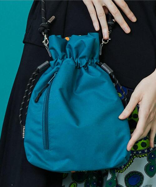 FRAPBOIS（フラボア）の「チロリアンBAG（ショルダーバッグ・レディース・エメラルド/ブラック・FREE）」の11枚目の写真