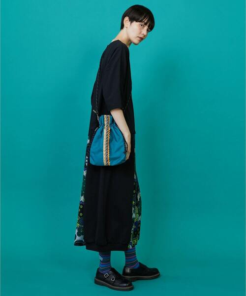 FRAPBOIS（フラボア）の「チロリアンBAG（ショルダーバッグ・レディース・エメラルド/ブラック・FREE）」の17枚目の写真