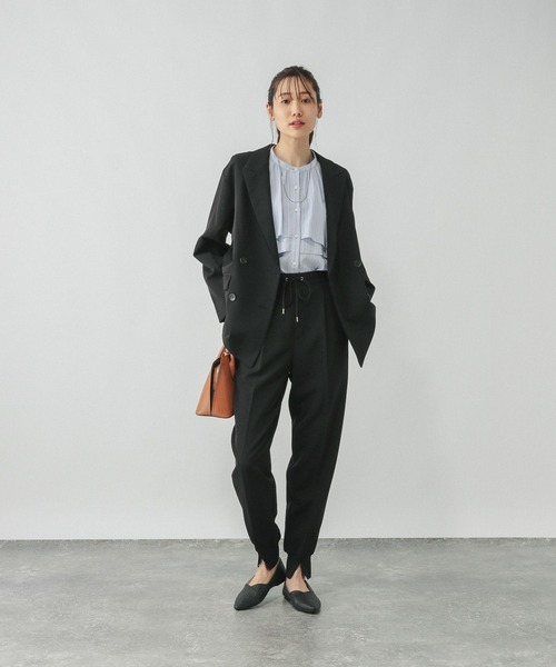 セール】ウツクシルエットWクロスジャケット/572240（テーラード