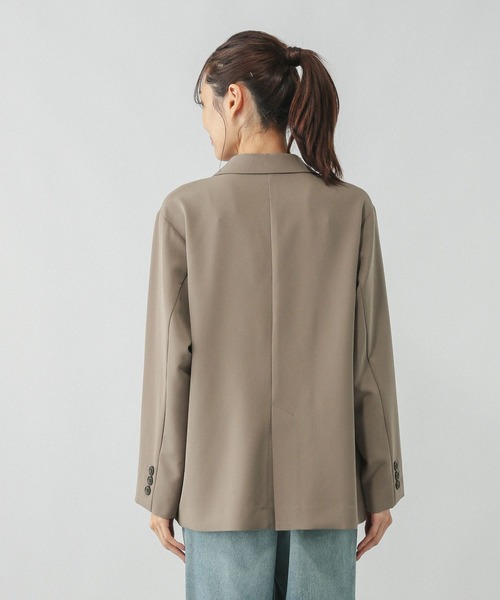 セール】ウツクシルエットWクロスジャケット/572240（テーラード
