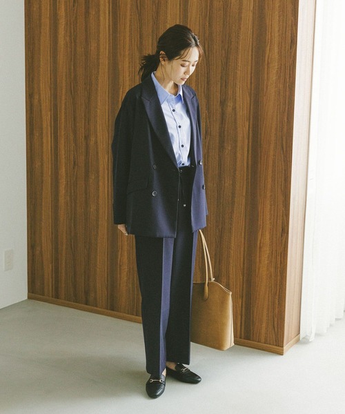 セール】ウツクシルエットWクロスジャケット/572240（テーラード