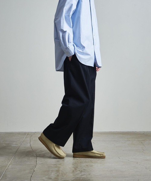 マルチサイズ】チノ ワイドストレート スラックス（チノパンツ