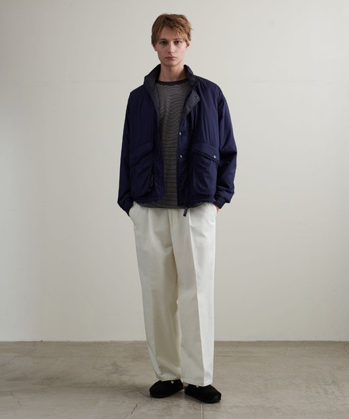 マルチサイズ】チノ ワイドストレート スラックス（チノパンツ