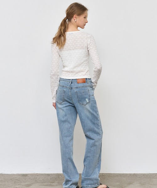 GENERAL IDEA（ジェネラルアイデア）の「GENERAL IDEA/ジェネラルアイディア lace pintuck long sleeve t-shirts カットソー（Tシャツ/カットソー・レディース・ブラック/クリーム/ホワイト・S/M/L）」の12枚目の写真