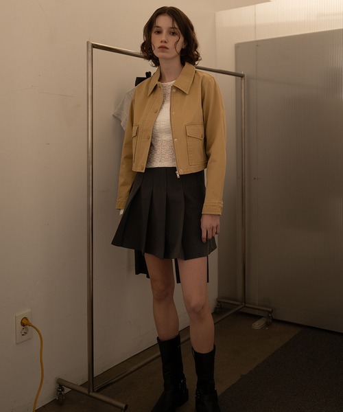 GENERAL IDEA（ジェネラルアイデア）の「GENERAL IDEA/ジェネラルアイディア lace pintuck long sleeve t-shirts カットソー（Tシャツ/カットソー・レディース・ブラック/クリーム/ホワイト・S/M/L）」の16枚目の写真