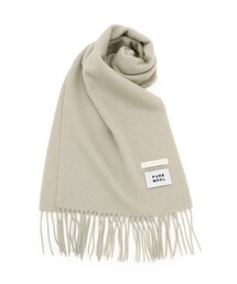 洗えるウール混ラメマフラー