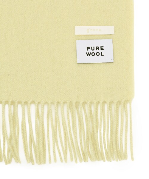 grove（グローブ）の「洗えるウール混ラメマフラー（ストール/ショール・レディース・グレー/ピンク系その他/ライトブルー/イエロー系その他/ライトグレー/グリーン系5・00）」の8枚目の写真
