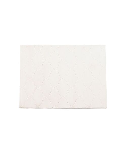 テセラ ラグ S 1400×1000 アイボリー 床暖房対応 ホットカーペット対応