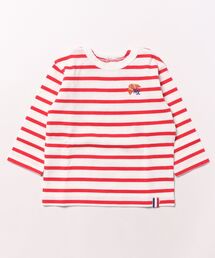 HAKKA BABY | [ベビー]ワンポイントボーダー長袖Tシャツ(Tシャツ/カットソー)