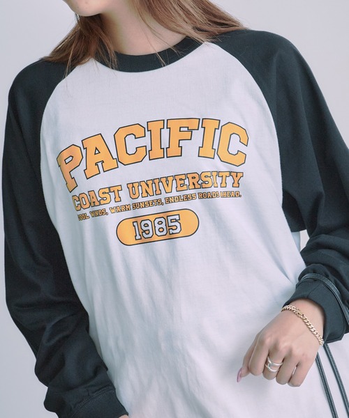 ROOPTOKYO(ループトウキョウ)の「Raglan long sleeve T-shirt / ラグランロングスリーブTシャツ 2026年 夏 夏服(Tシャツ/カットソー・レディース・ブラック/ネイビー/レッド・FREE)」の4枚目の写真