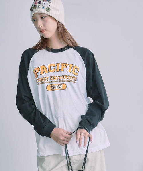 ROOPTOKYO(ループトウキョウ)の「Raglan long sleeve T-shirt / ラグランロングスリーブTシャツ 2026年 夏 夏服(Tシャツ/カットソー・レディース・ブラック/ネイビー/レッド・FREE)」の5枚目の写真