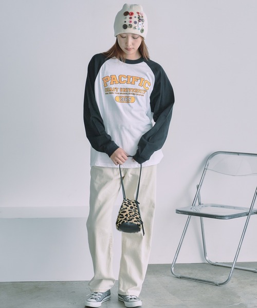 ROOPTOKYO(ループトウキョウ)の「Raglan long sleeve T-shirt / ラグランロングスリーブTシャツ 2026年 夏 夏服(Tシャツ/カットソー・レディース・ブラック/ネイビー/レッド・FREE)」の7枚目の写真