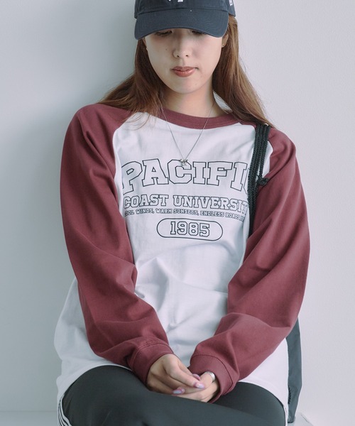 ROOPTOKYO(ループトウキョウ)の「Raglan long sleeve T-shirt / ラグランロングスリーブTシャツ 2026年 夏 夏服(Tシャツ/カットソー・レディース・ブラック/ネイビー/レッド・FREE)」の14枚目の写真