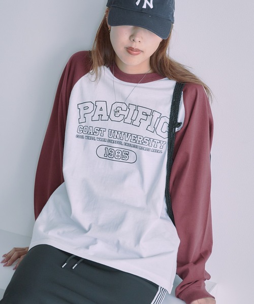 ROOPTOKYO(ループトウキョウ)の「Raglan long sleeve T-shirt / ラグランロングスリーブTシャツ 2026年 夏 夏服(Tシャツ/カットソー・レディース・ブラック/ネイビー/レッド・FREE)」の15枚目の写真