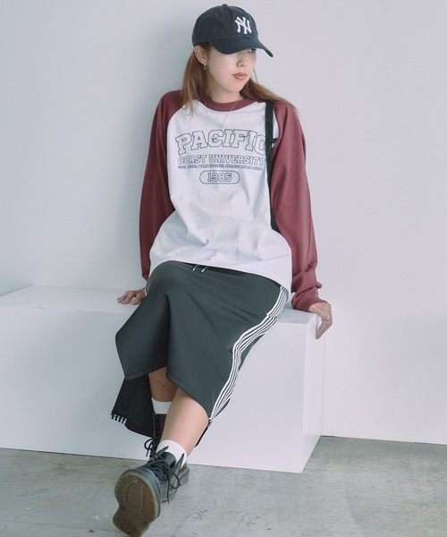 ROOPTOKYO(ループトウキョウ)の「Raglan long sleeve T-shirt / ラグランロングスリーブTシャツ 2026年 夏 夏服(Tシャツ/カットソー・レディース・ブラック/ネイビー/レッド・FREE)」の17枚目の写真