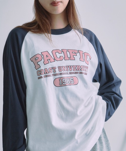 ROOPTOKYO(ループトウキョウ)の「Raglan long sleeve T-shirt / ラグランロングスリーブTシャツ 2026年 夏 夏服(Tシャツ/カットソー・レディース・ブラック/ネイビー/レッド・FREE)」の9枚目の写真