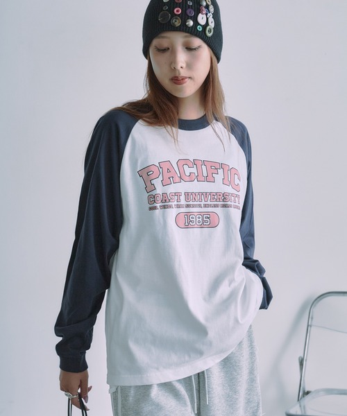 ROOPTOKYO(ループトウキョウ)の「Raglan long sleeve T-shirt / ラグランロングスリーブTシャツ 2026年 夏 夏服(Tシャツ/カットソー・レディース・ブラック/ネイビー/レッド・FREE)」の10枚目の写真