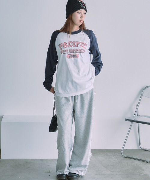 ROOPTOKYO(ループトウキョウ)の「Raglan long sleeve T-shirt / ラグランロングスリーブTシャツ 2026年 夏 夏服(Tシャツ/カットソー・レディース・ブラック/ネイビー/レッド・FREE)」の12枚目の写真