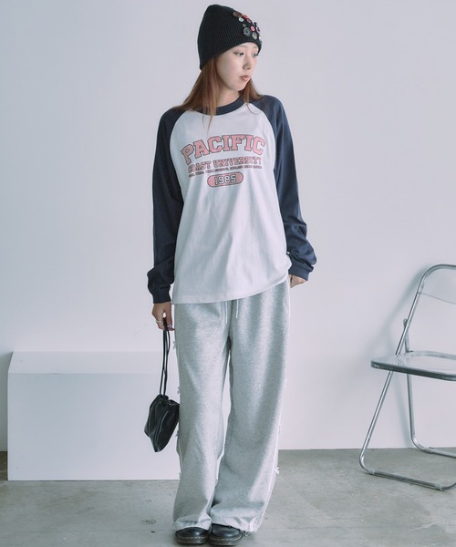 ROOPTOKYO(ループトウキョウ)の「Raglan long sleeve T-shirt / ラグランロングスリーブTシャツ 2026年 夏 夏服(Tシャツ/カットソー・レディース・ブラック/ネイビー/レッド・FREE)」の13枚目の写真