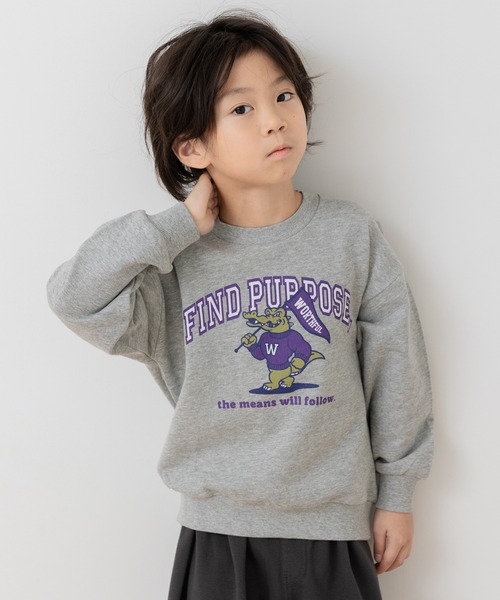 chil2（チルツー）の「綿100% プリント裏毛トレーナー（スウェット・キッズ・A/B/C/D/E/F/G/H/I/J/K/L/M/N/O/P・80ｃｍ/90cm/110cm/100cm/120cm/130cm/140cm）」の10枚目の写真