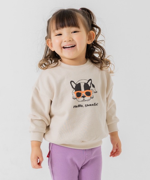 chil2（チルツー）の「綿100% プリント裏毛トレーナー（スウェット・キッズ・A/B/C/D/E/F/G/H/I/J/K/L/M/N/O/P・80ｃｍ/90cm/110cm/100cm/120cm/130cm/140cm）」の11枚目の写真